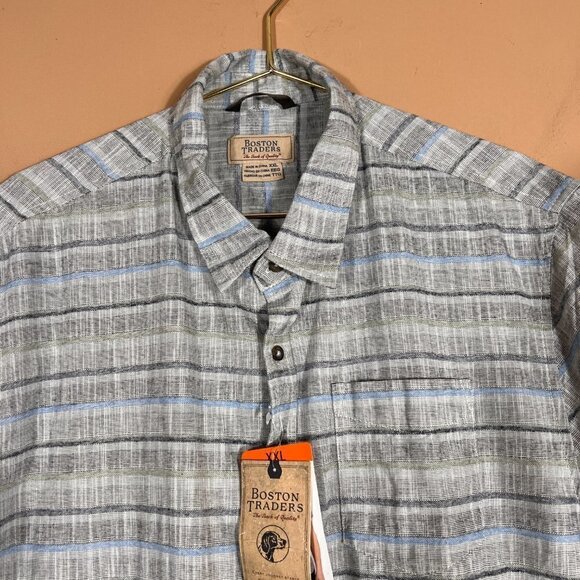 Boston Traders Mens Short Sleeve Shirt NWT - Picture 2 of 8